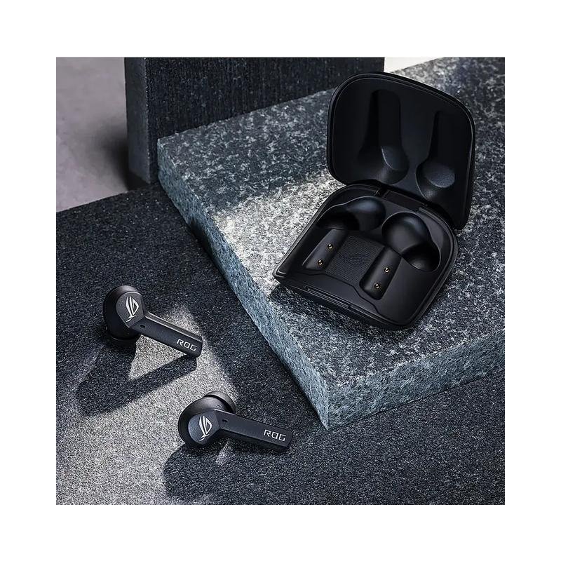 ASUS ROG Cetra True Wireless Hybrid Active Noise Cancelation In-Ear Gaming Earbuds - Black (Brand New) - Image 4