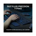 Logitech - MX Keys S Universal Full-size Wireless Scissor Keyboard for PC and Mac with Backlit keys - Black - Black (Brand.