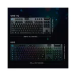 Logitech - G915 LIGHTSPEED TKL Wireless Mechanical GL Tactile Switch Gaming Keyboard with RGB Backlighting - Black (Brand.