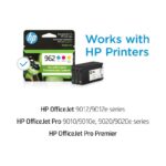[Original] HP 962 Cyan, Magenta, Yellow Ink Cartridges (3-pack) | Works with HP OfficeJet 9010 Series, HP OfficeJet Pro.
