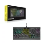 Corsair K70 RGB TKL CHAMPION SERIES Tenkeyless Mechanical Gaming Keyboard (CHERRY MX Silent Keyswitches: Linear and Quiet ,.