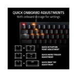 Razer Huntsman V3 Pro Mini 60% Esports Gaming Keyboard: Analog Optical Switches with Rapid Trigger & Adjustable Actuation -.