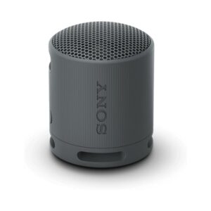 Sony SRS-XB100 Wireless Bluetooth Portable Lightweight Super-Compact Travel Speaker, Extra-Durable IP67 Waterproof & Dustproof, 16 Hour Battery, Versatile Strap, and Hands-Free Calling (Certified Pre-Owned) - Black