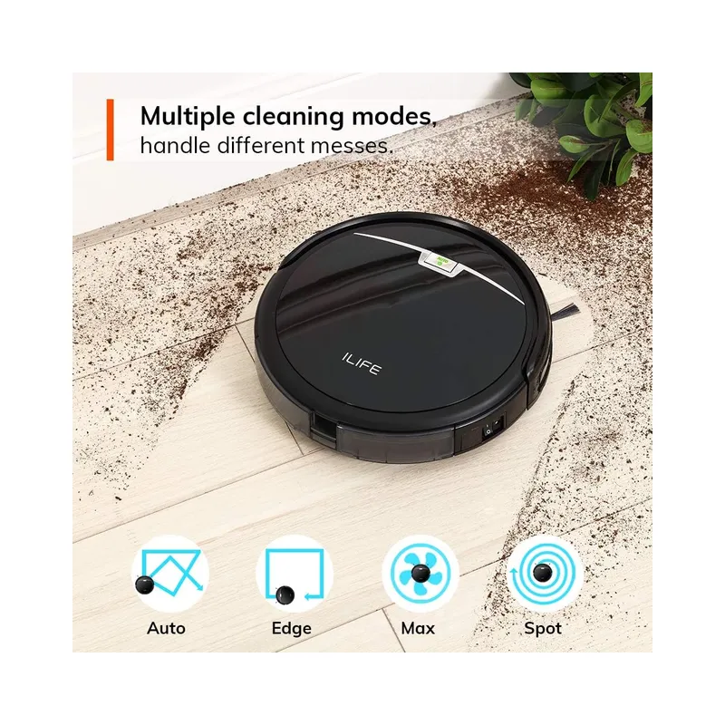 ILIFE A4s Pro Robot Vacuum Cleaner, 2000Pa Max, ElectroWall, Quiet, Automatic Self-Charging Robotic Vacuum Cleaner, Cleans.