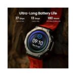 Amazfit T-Rex 3 Rugged Smartwatch - Military-Grade Durability, Dual-Band GPS, Offline Maps, 170+ Sport Modes, and 27-Day.
