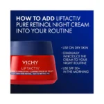 [Original] Vichy Laboratories Innovation Liftactiv B3 Tone Correcting Cream Night With Pure Retinol, 50mL - view 3