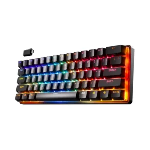 SteelSeries Apex Pro Mini Wireless HyperMagnetic Gaming Keyboard - World's Fastest Keyboard –Compact 60% Form Factor (Brand New)