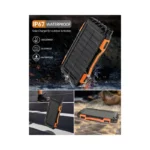 Mregb Solar Charger, Power Bank, 42800mAh Portable Charger Power Bank Fast Charger Built-in Super Bright Flashlight.