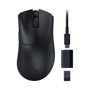 Razer DeathAdder V3 HyperSpeed Wireless Gaming Mouse - USB C Charging - Gen-3 Optical Switches - Black - Brand New