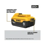 DEWALT 20V MAX XR Battery, Lithium Ion, 5.0Ah (DCB205) - Brand New - view 3