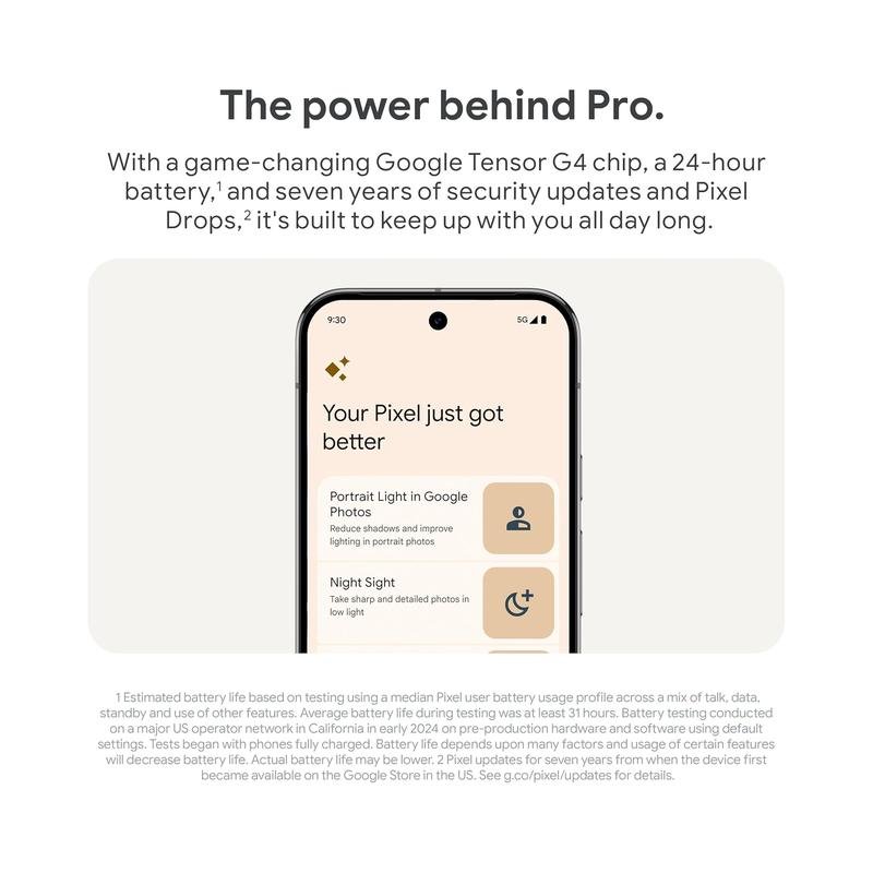 Google Pixel 9 Pro XL 128GB Unlocked, Obsidian, Canadian Model - Brand New - Image 8