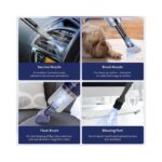 HUFATWINS Car Vacuum Cleaner Cordless – 9000PA Suction, 120W High Power (Blue) - Brand New - view 5