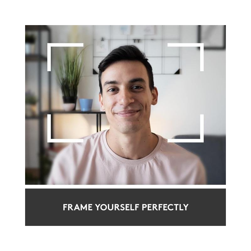 Logitech - Pro Webcam Full HD 1080 for Laptops with Ultra Wide Angle - Black (960-001070) - Brand New - Image 5