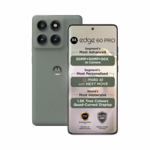 Motorola Moto Edge 60 Pro 5G Ai (12GB+512GB) NFC 50MP Triple Cam - Open Box - Shadow Green