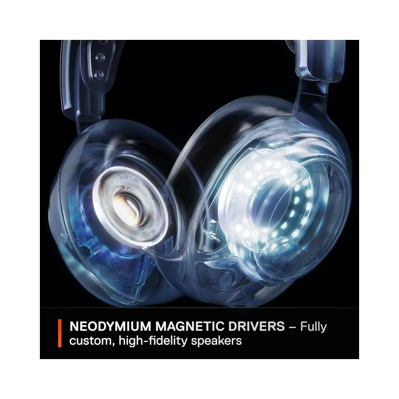 SteelSeries Arctis Nova 7X Wireless Multi-Platform Gaming Headset — Neodymium Magnetic Drivers - Black (Brand New) - view 6