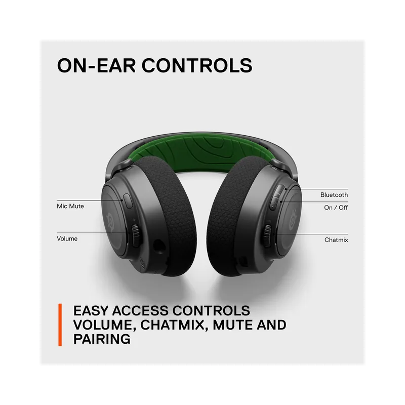 SteelSeries Arctis Nova 7X Wireless Multi-Platform Gaming Headset — Neodymium Magnetic Drivers - Black (Brand New) - view 7