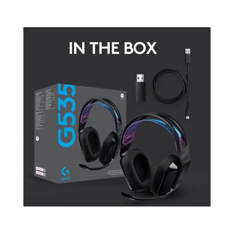 Logitech G535 LIGHTSPEED Wireless Gaming Headset -Brand New - Image 8