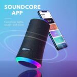 Anker Soundcore Flare 2 Bluetooth Speaker, with IPX7 Waterproof Protection and 360° Sound for Backyard and Beach Party, 20W.