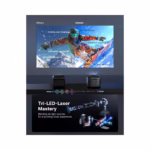 NexiGo TriVision Ultra, 4K Tri-LED-Laser Portable Projector, 2600 Lumens, No Laser Speckle, No Eye Strain, Dolby Vision,.