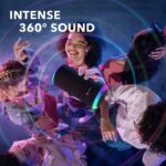 Anker Soundcore Flare 2 Bluetooth Speaker, with IPX7 Waterproof Protection and 360° Sound for Backyard and Beach Party, 20W.