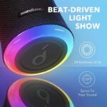 Anker Soundcore Flare 2 Bluetooth Speaker, with IPX7 Waterproof Protection and 360° Sound for Backyard and Beach Party, 20W.