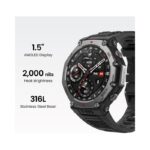 Amazfit T-Rex 3 Rugged Smartwatch - Military-Grade Durability, Dual-Band GPS, Offline Maps, 170+ Sport Modes, and 27-Day.