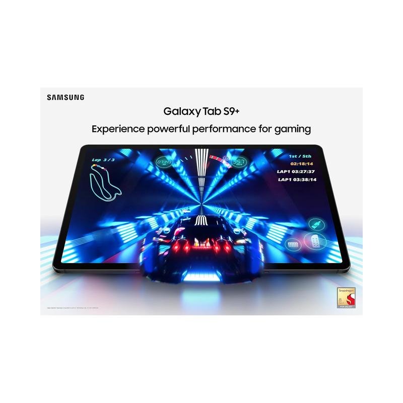 Samsung Galaxy Tab S9+ (Plus) 512GB 12GB RAM (Bundle Pack) + Keyboard Book Cover Case with Trackpad, International Model | Brand New - Image 3