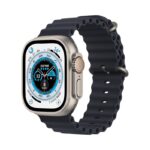 Apple Watch Ultra [GPS + Cellular 49mm] Natural Titanium Case Smartwatch (Certified Pre-Owned)