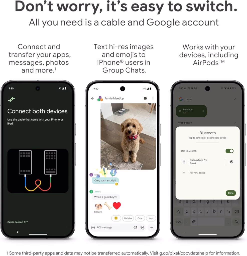 Google Pixel 10 128GB - Unlocked Android Smartphone with Gemini, Advanced Triple Rear Camera - Brand New - view 5