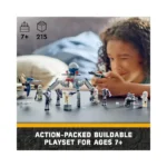 LEGO Star Wars Clone Trooper & Battle Droid Battle Pack Set for Kids 75372, Buildable Toy Speeder Bike Vehicle, Tri-Droid.