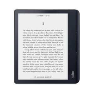 Kobo Sage | 8” HD E Ink Touchscreen eReader | Waterproof | Adjustable Brightness & Colour Temperature | Bluetooth & Wi-Fi | 32GB Storage | Carta E Ink Technology