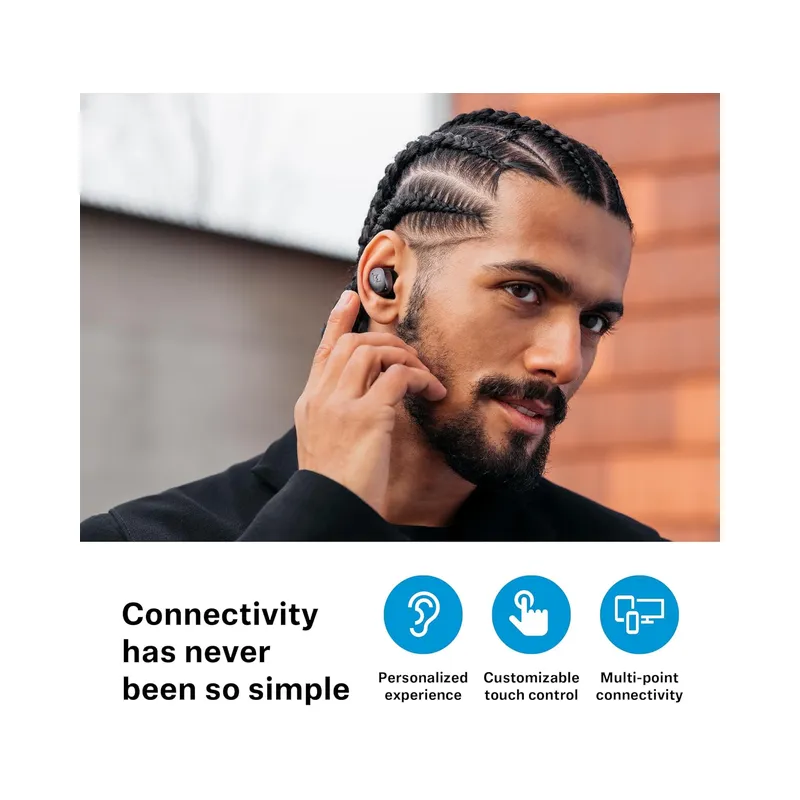 Sennheiser Momentum True Wireless 4 Smart Earbuds with Bluetooth 5.4, Crystal-Clear Sound, Comfortable Design, 30-Hour Battery Life- Black Graphite (Brand New) - Image 2