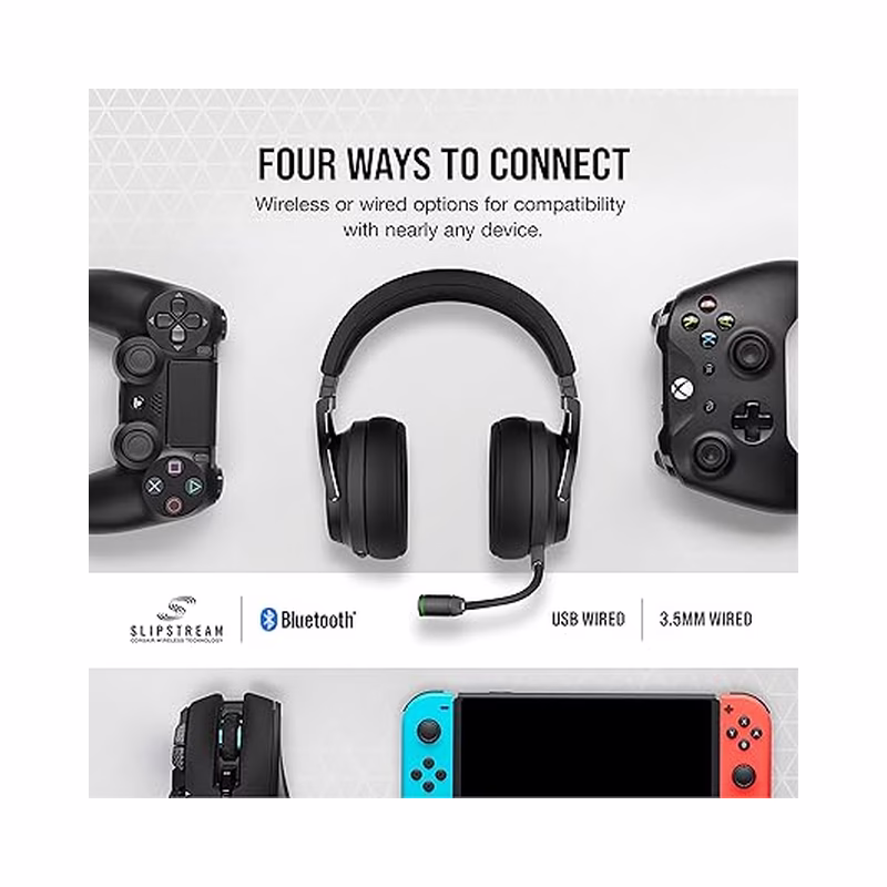 Corsair Virtuoso RGB Wireless XT Multiplatform Gaming Headset (Brand New) - Image 2