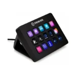 Elgato Stream Deck MK.2 – Studio Controller, 15 macro keys, trigger actions in apps and software like OBS, Twitch -White -.
