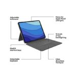 Logitech Combo Touch Keyboard Folio for Apple iPad Pro 12.9" (5th & 6th Gen) - Oxford Gray (Brand New) - view 6