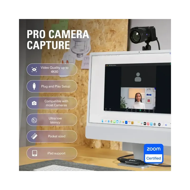 Elgato Cam Link 4K - HDMI to USB Video Capture Device, Black (Brand New) - Image 4