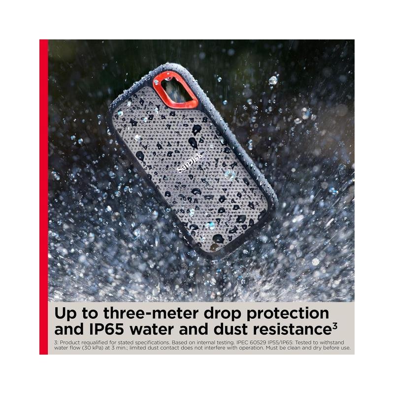 SanDisk 2TB Extreme Portable SSD - External Solid State Drive (SDSSDE61-2T00) - Brand New - Image 5