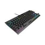 CORSAIR - K70 RGB TKL Wired Optical-Mechanical OPX Linear Keyswitches Gaming Keyboard with 8000Hz Polling Rate - Black.