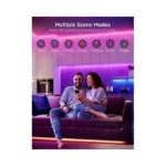Govee RGB LED Strip Lights 50ft | Bluetooth RGB LED Lights with App Control | 64 Scenes and Music Sync LED Strip Lighting.