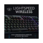 Logitech - G915 LIGHTSPEED TKL Wireless Mechanical GL Tactile Switch Gaming Keyboard with RGB Backlighting - Black (Brand.