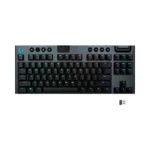 Logitech - G915 LIGHTSPEED TKL Wireless Mechanical GL Tactile Switch Gaming Keyboard with RGB Backlighting - Black (Brand.