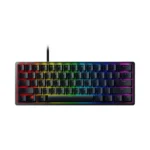 Razer - Huntsman Mini 60% Wired Optical Clicky Switch Gaming Keyboard with Chroma RGB Backlighting - Black (Brand New) -.