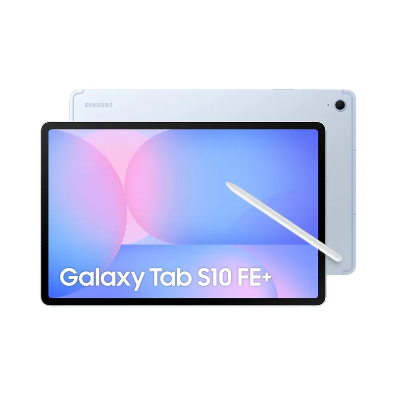 Samsung Galaxy Tab S10 FE+ AI Tablet, 13.1", 90Hz, 13MP Camera, IP68, S Pen Included (International Model) -  Brand New - Light Blue, 8GB/128GB