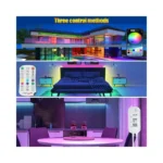 ROLiGHTiC 65.6FT LED Strip Lights | Ultra-Long Color Changing Light Strip with Remote, Music Sync, 600LEDs Bright RGB LED.