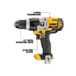 DEWALT 20V Max Lithium-Ion Cordless 1/2-inch Hammer Drill with (2) 4Ah Batteries, Charger and Case (DCD985M2) - Brand New -.