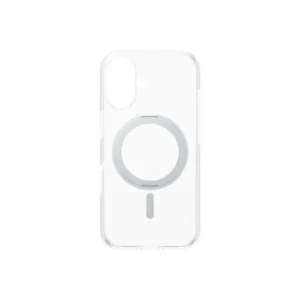 PanzerGlass CARE Case with Kickstand & MagSafe for iPhone 16 – Silver Ring