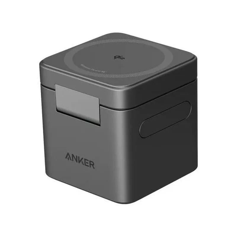 Anker MagGo 3-in-1 Cube Charging Station with Qi2 for iPhone, Airpods, Apple Watch (Certified Pre-Owned) - Image 2