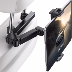 Lamicall Car Headrest Tablet Holder - [Extension Arm] Adjustable iPad Car Mount for Back Seat - Black - Brand New