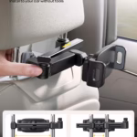 Lamicall Car Headrest Tablet Holder - [Extension Arm] Adjustable iPad Car Mount for Back Seat - Black - Brand New - view 2