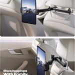 Lamicall Car Headrest Tablet Holder - [Extension Arm] Adjustable iPad Car Mount for Back Seat - Black - Brand New - view 5